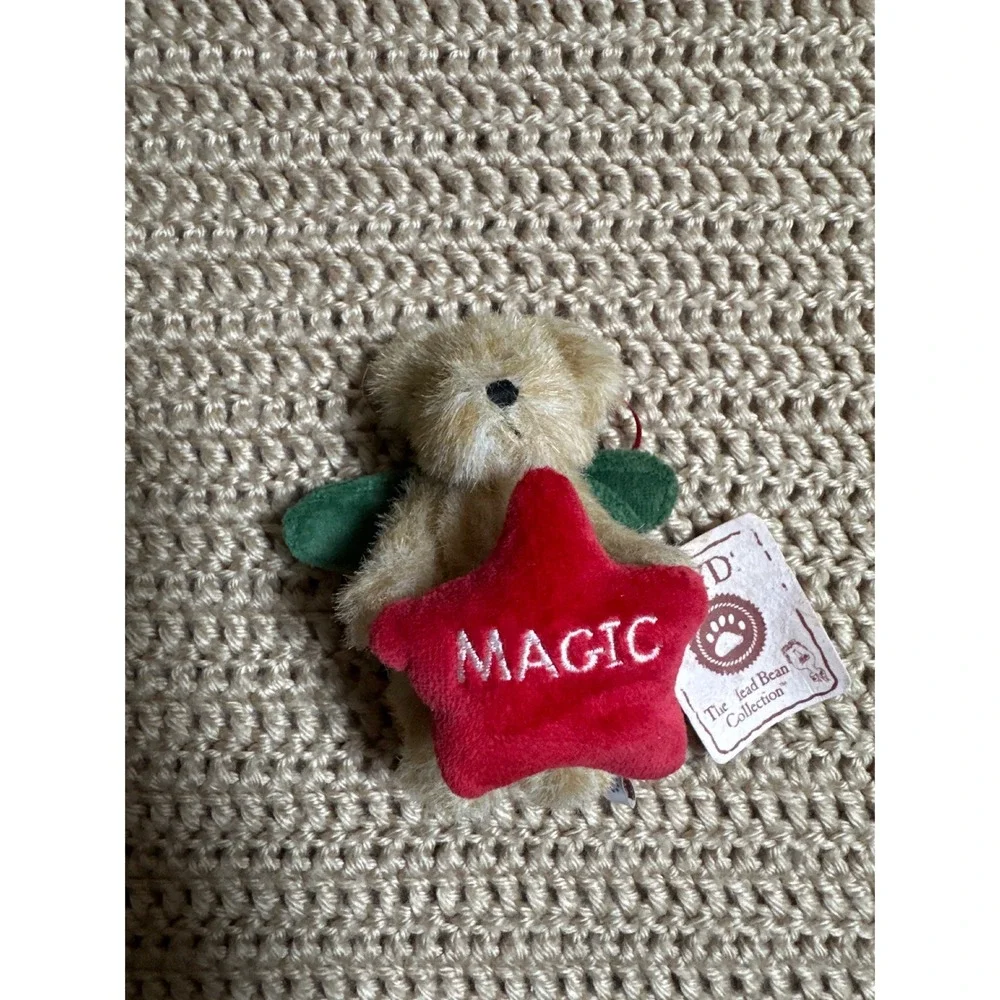 Boyds Bears Angel Magic Star Plush Ornament Articulated Head Bean Collection